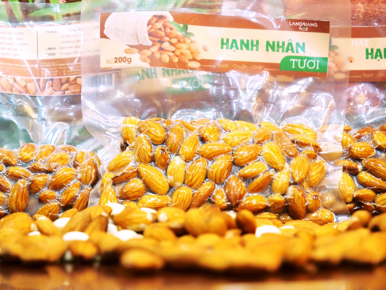 HẠT HẠNH NHÂN TƯƠI (100G), TỐT CHO TIM MẠCH, TIỂU ĐƯỜNG